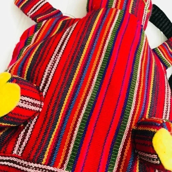 Huipil Guatemalan Animal Backpack Bag - Picture 4 of 6